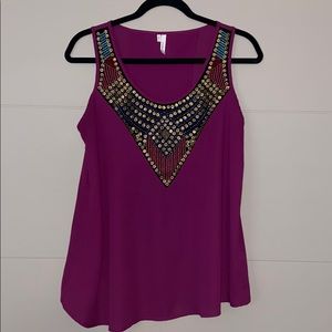 Purple Aztec Tank
